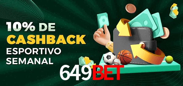 10% de bônus de cashback na 649bet